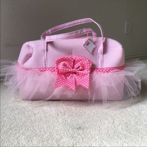 💓MUD PIE TULLE DUFFEL/RECITAL BAG💓